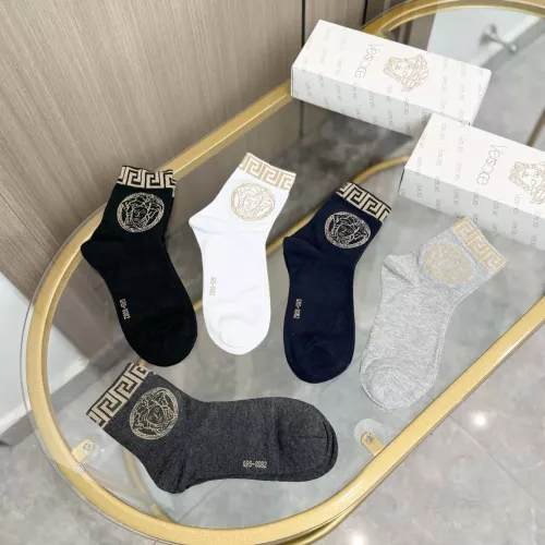 Replica Versace Socks For Men #1365593 $25.00 USD for Wholesale