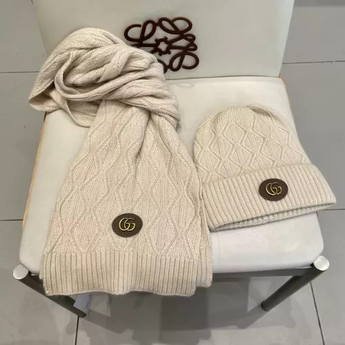 Cheap Gucci Hat and Scarf Set #1365673, $$60.00 USD On Gucci Hat and Scarf and Glove Set