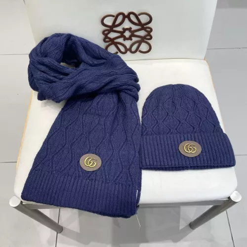 Cheap Gucci Hat and Scarf Set #1365674, $$60.00 USD On Gucci Hat and Scarf and Glove Set