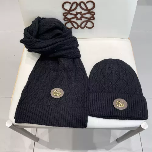 Cheap Gucci Hat and Scarf Set #1365675, $$60.00 USD On Gucci Hat and Scarf and Glove Set
