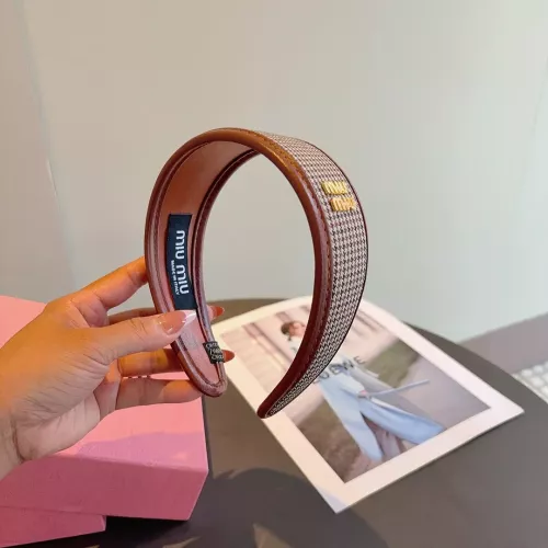 Replica MIU MIU Headband For Women #1365729 $27.00 USD for Wholesale