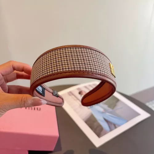 Replica MIU MIU Headband For Women #1365729 $27.00 USD for Wholesale