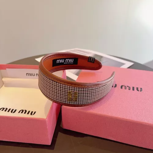 Replica MIU MIU Headband For Women #1365729 $27.00 USD for Wholesale
