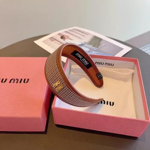 Replica MIU MIU Headband For Women #1365729 $27.00 USD for Wholesale