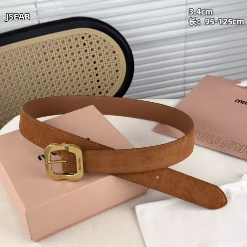 Replica MIU MIU AAA Quality Belts For Unisex #1365742 $48.00 USD for Wholesale