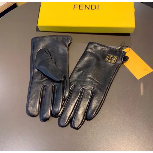 Replica Fendi Gloves For Women #1365783 $36.00 USD for Wholesale