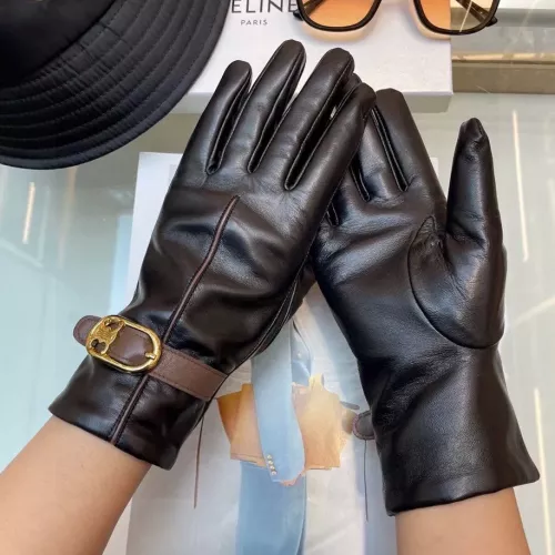 Replica Celine Gloves For Women #1365801 $48.00 USD for Wholesale