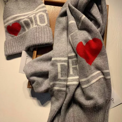 Replica Christian Dior Hat and Scarf Set #1365934 $52.00 USD for Wholesale