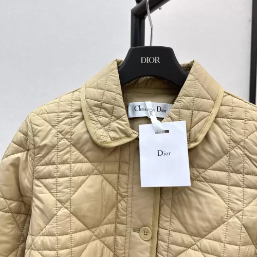 Replica Christian Dior Down Feather Coat Long Sleeved For Women #1366318 $145.00 USD for Wholesale