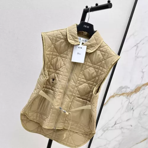 Replica Christian Dior Down Feather Coat Sleeveless For Women #1366319 $128.00 USD for Wholesale
