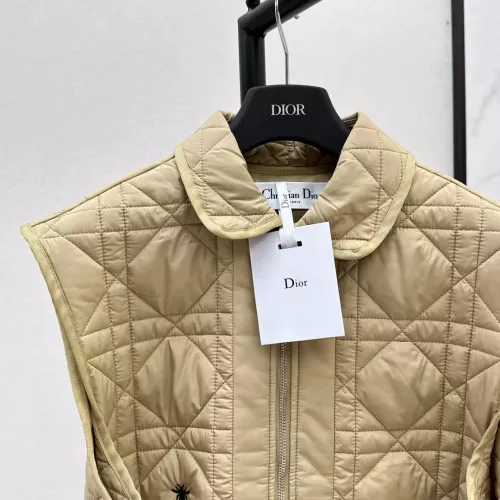 Replica Christian Dior Down Feather Coat Sleeveless For Women #1366319 $128.00 USD for Wholesale