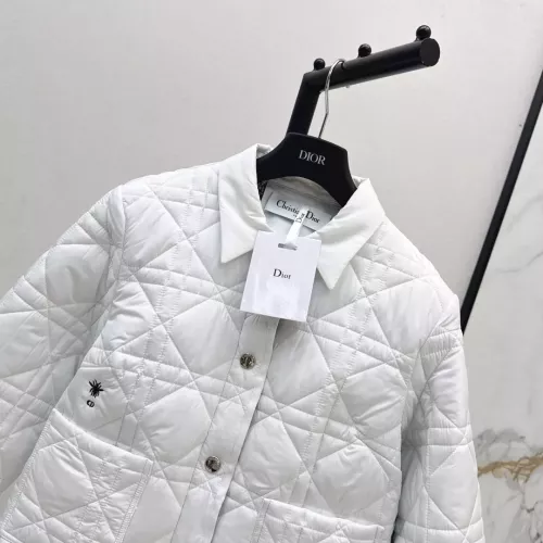 Replica Christian Dior Down Feather Coat Long Sleeved For Women #1366322 $135.00 USD for Wholesale