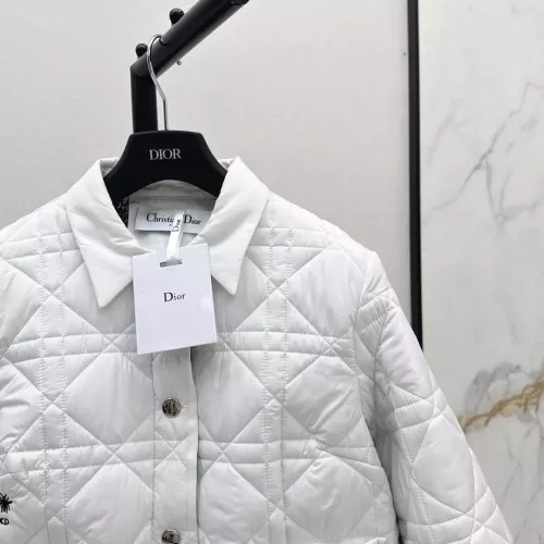 Replica Christian Dior Down Feather Coat Long Sleeved For Women #1366322 $135.00 USD for Wholesale