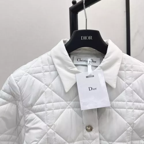 Replica Christian Dior Down Feather Coat Long Sleeved For Women #1366322 $135.00 USD for Wholesale