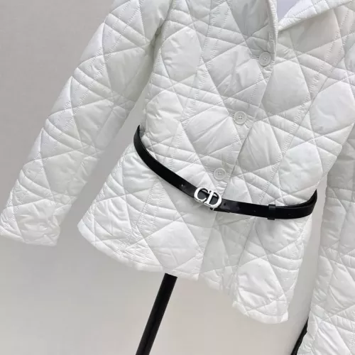 Replica Christian Dior Down Feather Coat Long Sleeved For Women #1366325 $135.00 USD for Wholesale