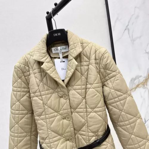 Replica Christian Dior Down Feather Coat Long Sleeved For Women #1366327 $135.00 USD for Wholesale