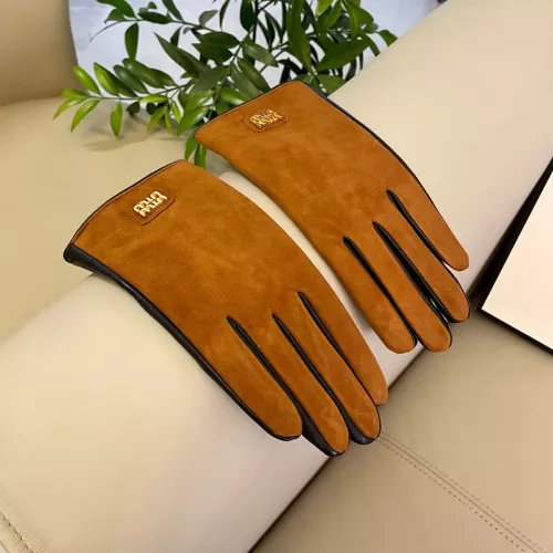 Replica MIU MIU Gloves For Women #1366434 $48.00 USD for Wholesale
