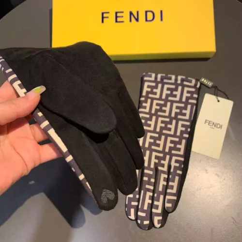 Replica Fendi Gloves #1366444 $32.00 USD for Wholesale