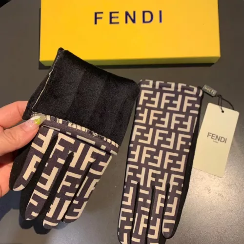 Replica Fendi Gloves #1366444 $32.00 USD for Wholesale