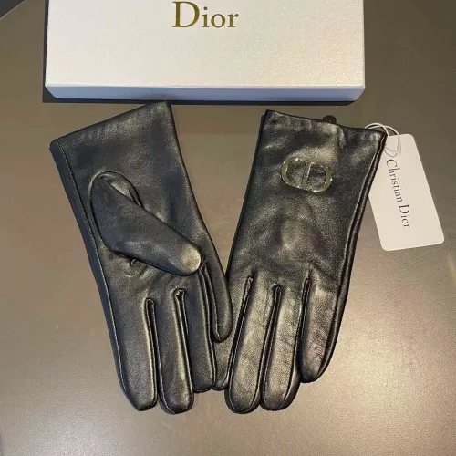 Replica Christian Dior Gloves For Women #1366454 $52.00 USD for Wholesale