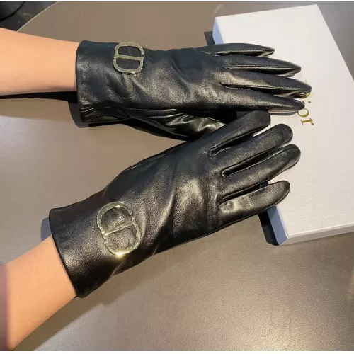 Replica Christian Dior Gloves For Women #1366454 $52.00 USD for Wholesale
