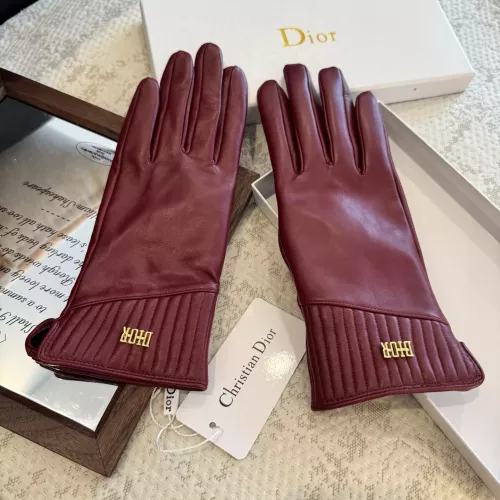 Replica Christian Dior Gloves For Women #1366455 $52.00 USD for Wholesale