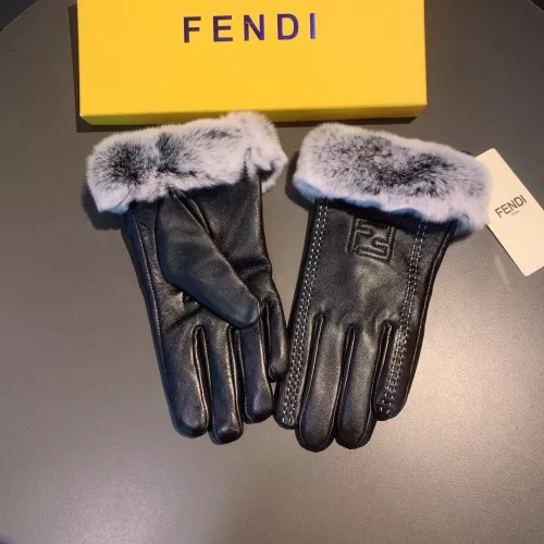Replica Fendi Gloves For Women #1366463 $42.00 USD for Wholesale