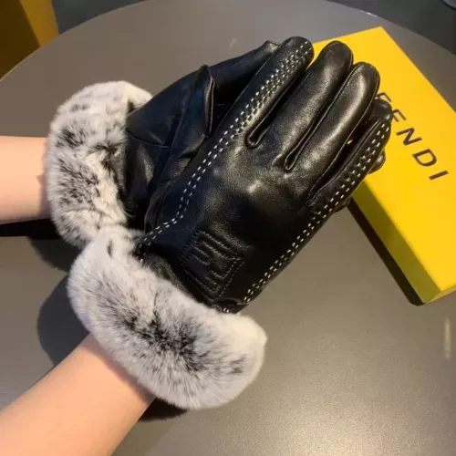 Replica Fendi Gloves For Women #1366463 $42.00 USD for Wholesale