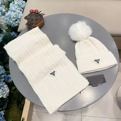 Replica Prada Hat and Scarf Set #1366509 $64.00 USD for Wholesale