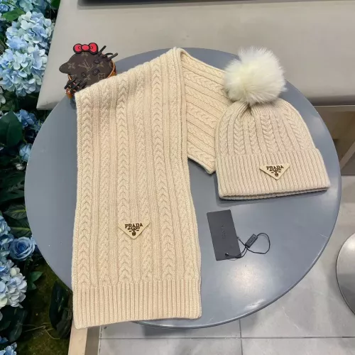 Replica Prada Hat and Scarf Set #1366510 $64.00 USD for Wholesale