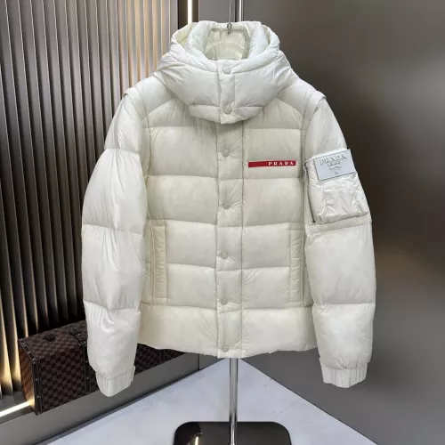 Cheap Prada Down Feather Coat Long Sleeved For Men #1366647, $$225.00 USD On Prada Down Feather Coat