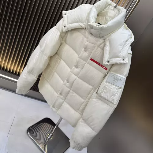 Replica Prada Down Feather Coat Long Sleeved For Men #1366647 $225.00 USD for Wholesale