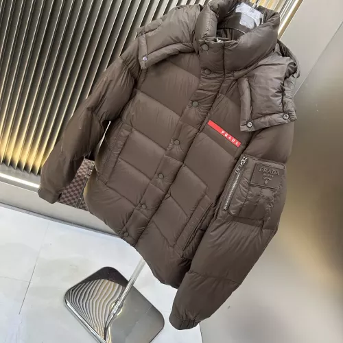 Replica Prada Down Feather Coat Long Sleeved For Men #1366648 $225.00 USD for Wholesale