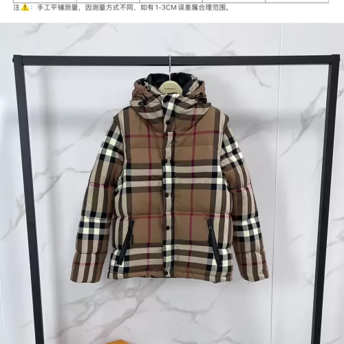 Replica Burberry Down Feather Coat Long Sleeved For Unisex #1366669 $192.00 USD for Wholesale