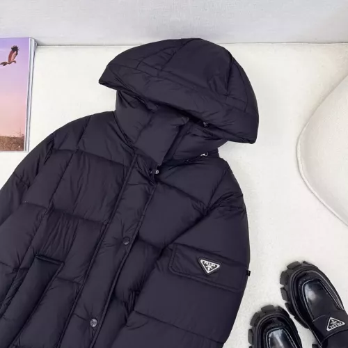 Replica Prada Down Feather Coat Long Sleeved For Women #1366767 $257.85 USD for Wholesale