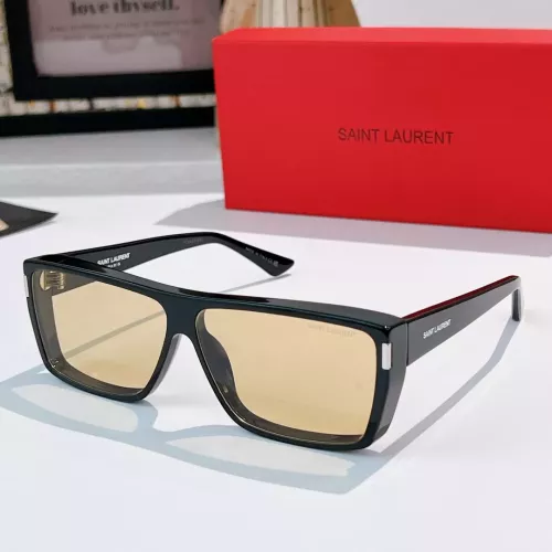 Cheap Yves Saint Laurent YSL AAA Quality Sunglasses #1366793, $$64.00 USD On Yves Saint Laurent YSL AAA Quality Sunglasses