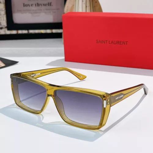 Cheap Yves Saint Laurent YSL AAA Quality Sunglasses #1366795, $$64.00 USD On Yves Saint Laurent YSL AAA Quality Sunglasses