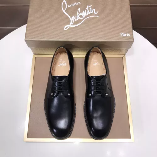 Replica Christian Louboutin Leather Shoes For Men #1367033 $112.00 USD for Wholesale