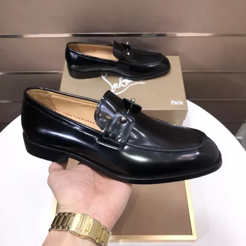 Replica Christian Louboutin Leather Shoes For Men #1367036 $112.00 USD for Wholesale