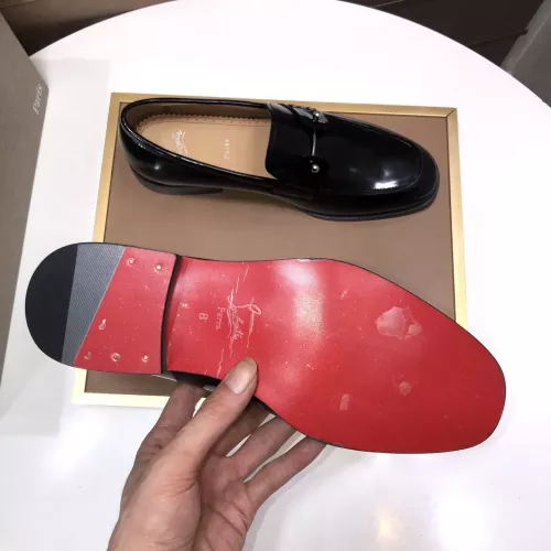 Replica Christian Louboutin Leather Shoes For Men #1367036 $112.00 USD for Wholesale