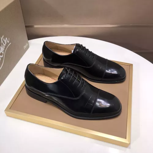Replica Christian Louboutin Leather Shoes For Men #1367038 $112.00 USD for Wholesale