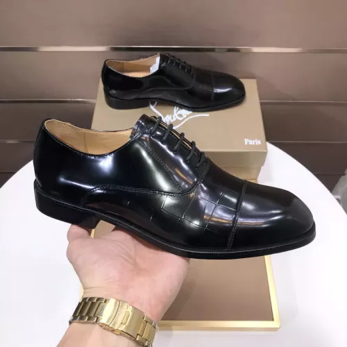 Replica Christian Louboutin Leather Shoes For Men #1367038 $112.00 USD for Wholesale