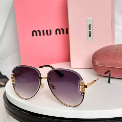 Cheap MIU MIU AAA Quality Sunglasses #1367085, $$60.00 USD On MIU MIU AAA Sunglasses