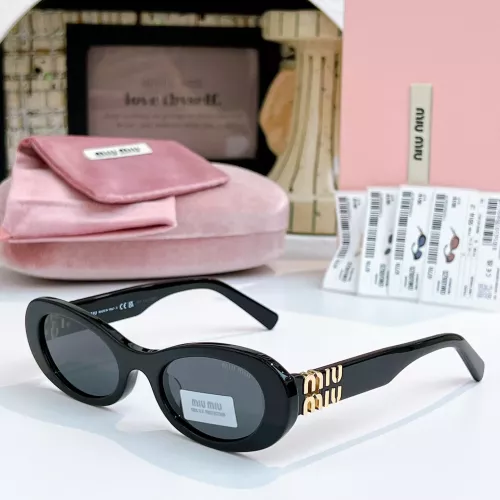 Cheap MIU MIU AAA Quality Sunglasses #1367098, $$64.00 USD On MIU MIU AAA Sunglasses