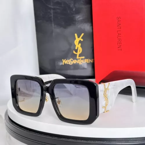 Cheap Yves Saint Laurent YSL AAA Quality Sunglasses #1367115, $$60.00 USD On Yves Saint Laurent YSL AAA Quality Sunglasses
