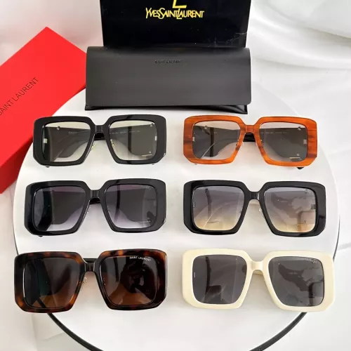 Replica Yves Saint Laurent YSL AAA Quality Sunglasses #1367115 $60.00 USD for Wholesale