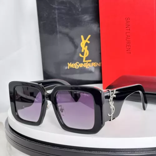 Cheap Yves Saint Laurent YSL AAA Quality Sunglasses #1367117, $$60.00 USD On Yves Saint Laurent YSL AAA Quality Sunglasses