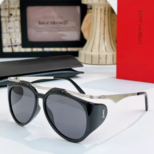 Cheap Yves Saint Laurent YSL AAA Quality Sunglasses #1367121, $$64.00 USD On Yves Saint Laurent YSL AAA Quality Sunglasses