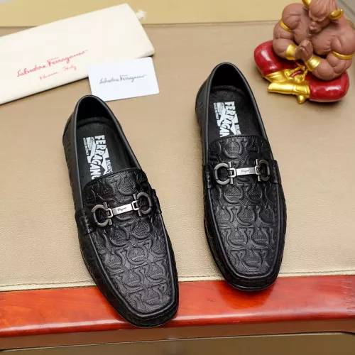 Cheap Salvatore Ferragamo Leather Shoes For Men #1367298, $$72.00 USD On Salvatore Ferragamo Leather Shoes