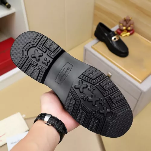 Replica Salvatore Ferragamo Leather Shoes For Men #1367306 $96.00 USD for Wholesale